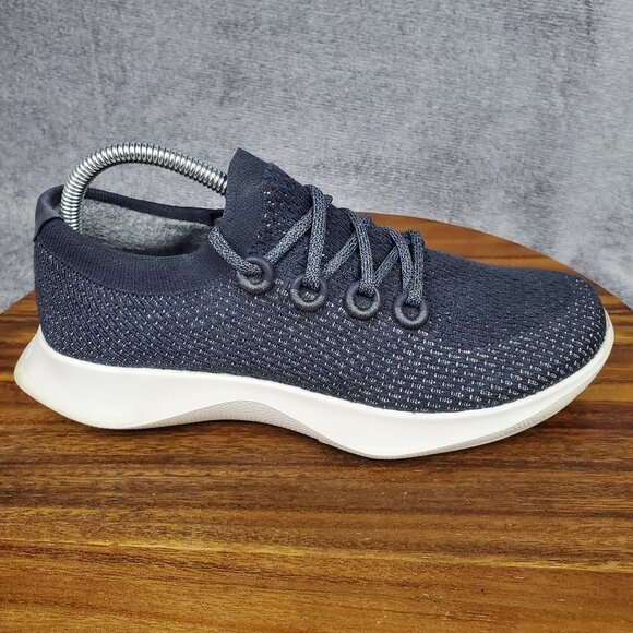 allbirds Other - Allbirds Tree Dasher Shoes Men's 8 Blue Lace Up Athletic Running Sneakers